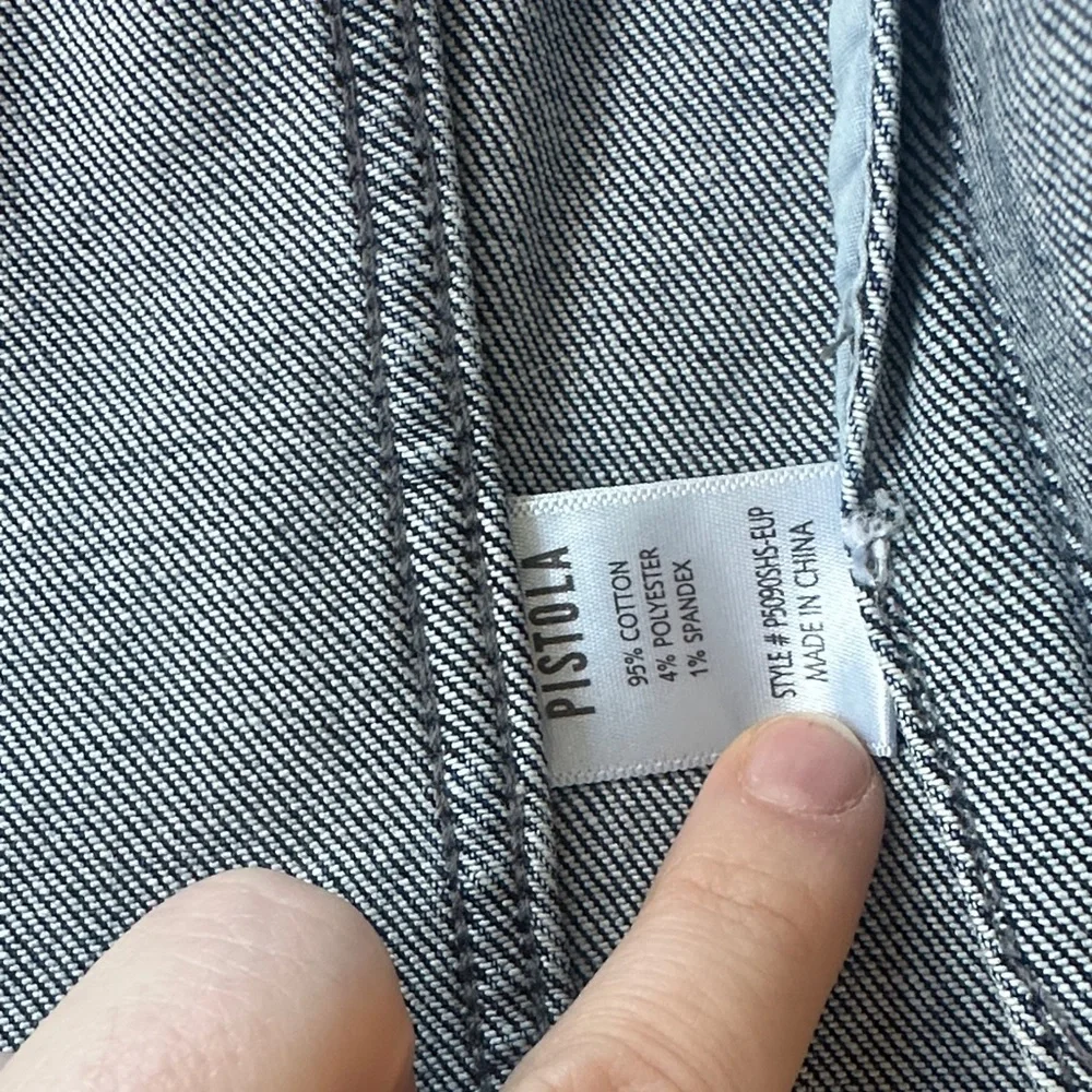 Pistola Womens Denim Jacket - Dark Blue size large - Picture 5 of 6